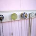 Jewelry Holder with Glass and Ceramic Knobs