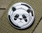 Cool panda button badge