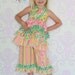 Kiki's Extra Ruffled Top PDF Pattern size 6/12 months to size 8 girls