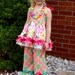 Rihanna's Flower Pants and Capris PDF Pattern size 12 months to size 6