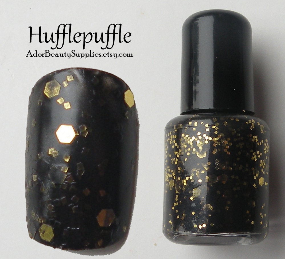 Hufflepuffle Nail Polish 8ml Vegan - Glitter Polish