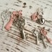Personalized Initial Necklace with Vintage Key