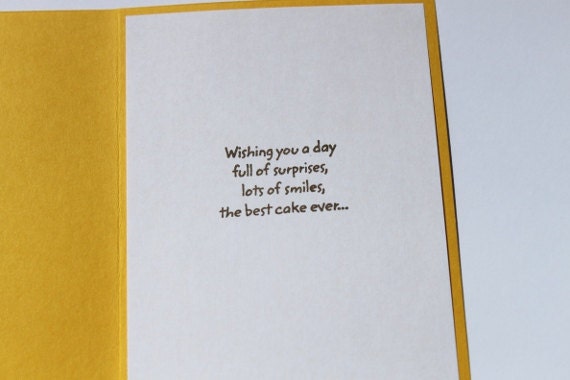 Sunflower Birthday Card