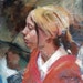 italian girl with scarf