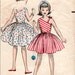 RESERVED for DD RARE Weigel's 2210:Girls Vintage Sun Dress Paper Sewing Pattern Fashion 1950's Size 6 Breast 24
