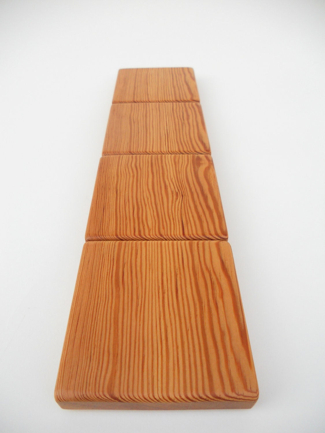 Reclaimed Heart Pine Coasters - Eco-friendly, Rustic