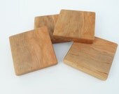 Curly Cherry Coasters - Minimalist, Rustic, Shabby Chic