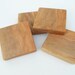 Curly Cherry Coasters - Minimalist, Rustic, Shabby Chic
