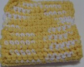 Crochet Dish Cloth Hot Pad Daisy Ombre