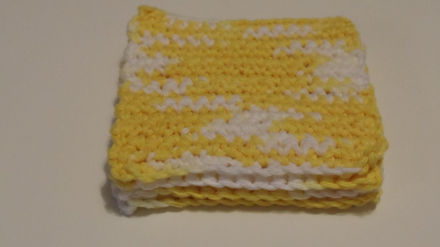 Crocheted Coasters Trivets - Daisy Ombre