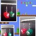 Handmade Mario and Luigi Earrings Made with Polymer Clay