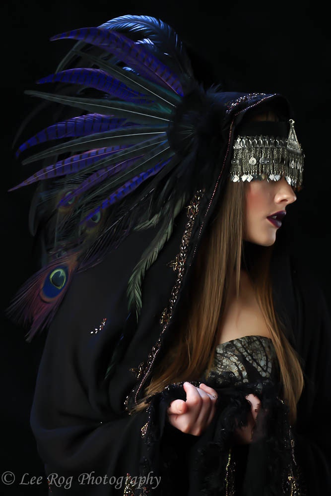 Reserved Custom Order for Marjolijn Putman -  Feather Headdress - The Siren Feather Headdress