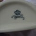 RESERVED for Melissa Antique Blue and white Landscape Porcelain Wall Hanging pocket Possibly Royal Crown Derby Now Only 6 USD