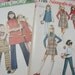 1 DOllAR SAlE Vintage Girl Patterns for Dress, Pants, Jumper, Top and Skirt Circa 1969-71 Size 10 both 1 USD