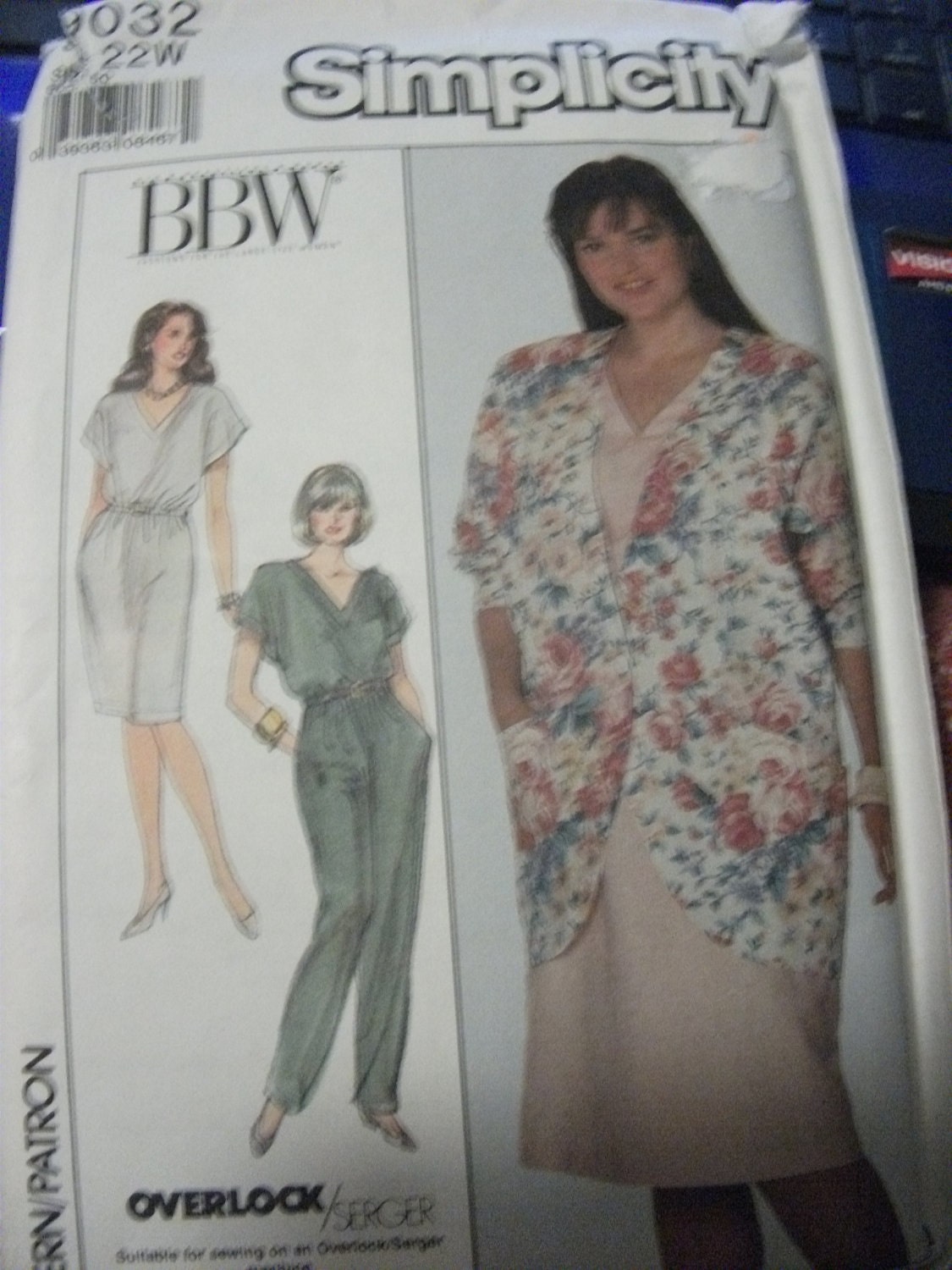 ONE DOllAR SAlE Vintage Patterns Ladies Dress, Jacket and Jumpsuit Size 18-24 New In Package Now Just 1 USD