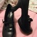 Black Size 5 Vintage Mary Janes with Chunky Heels are Vintage 1980s by Xhilaration for Only 8USD