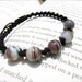 Agate Macrame Adjustable Bracelet - Stone to ATTRACT strength and protect from bad DREAMS