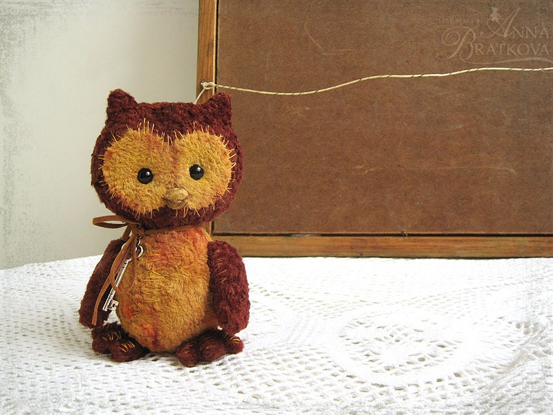 Artist Teddy Owl D 6 inch