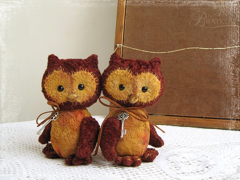 Artist Teddy Owl D 6 inch