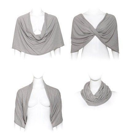 Light grey shawl (4 options shawl)