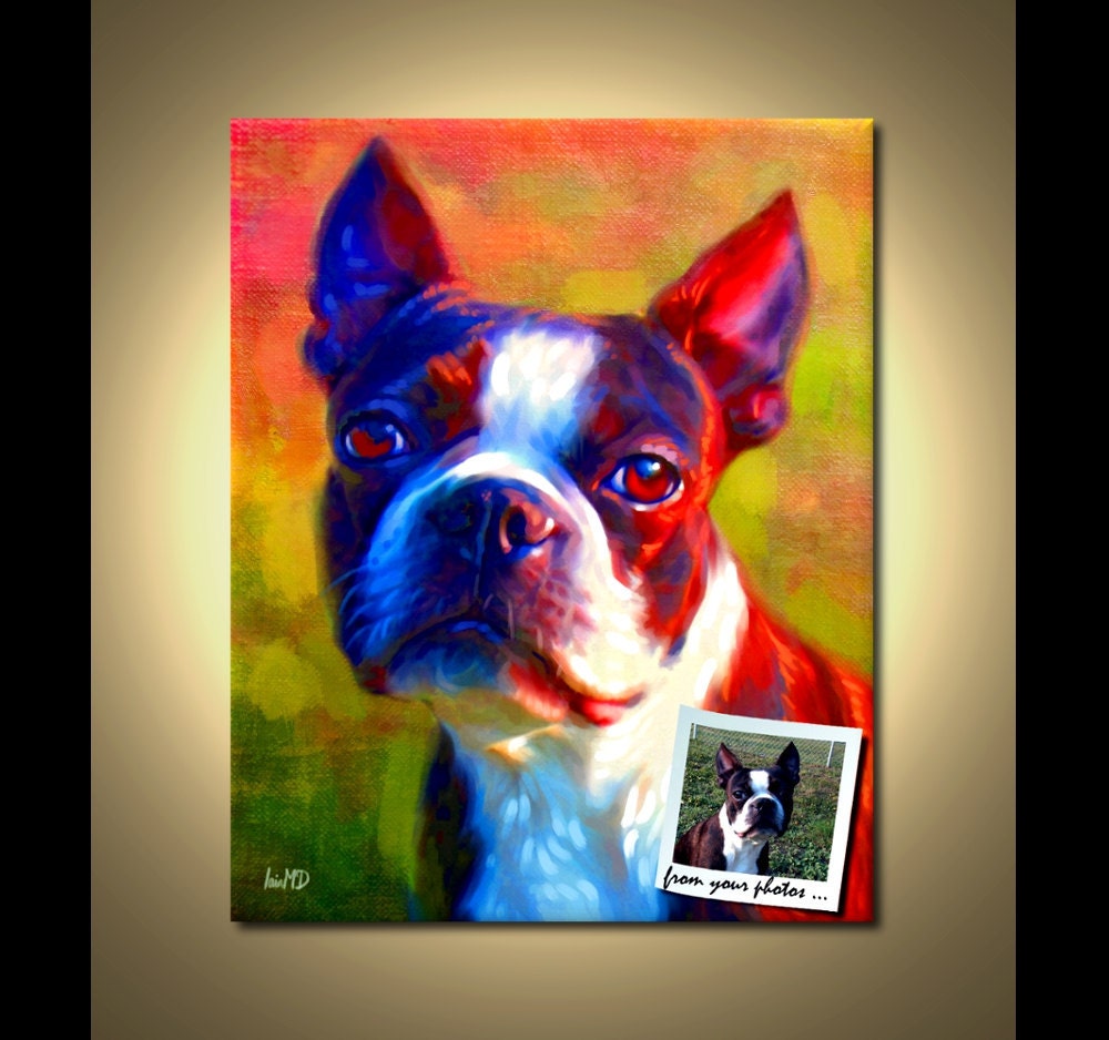 Custom Dog Portrait - your pet, my crazy RISK FREE portrait offer