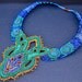 The Sultana's Necklace- Bead Embroidered Statement Necklace