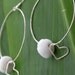 Puka Heart Hoop Earrings