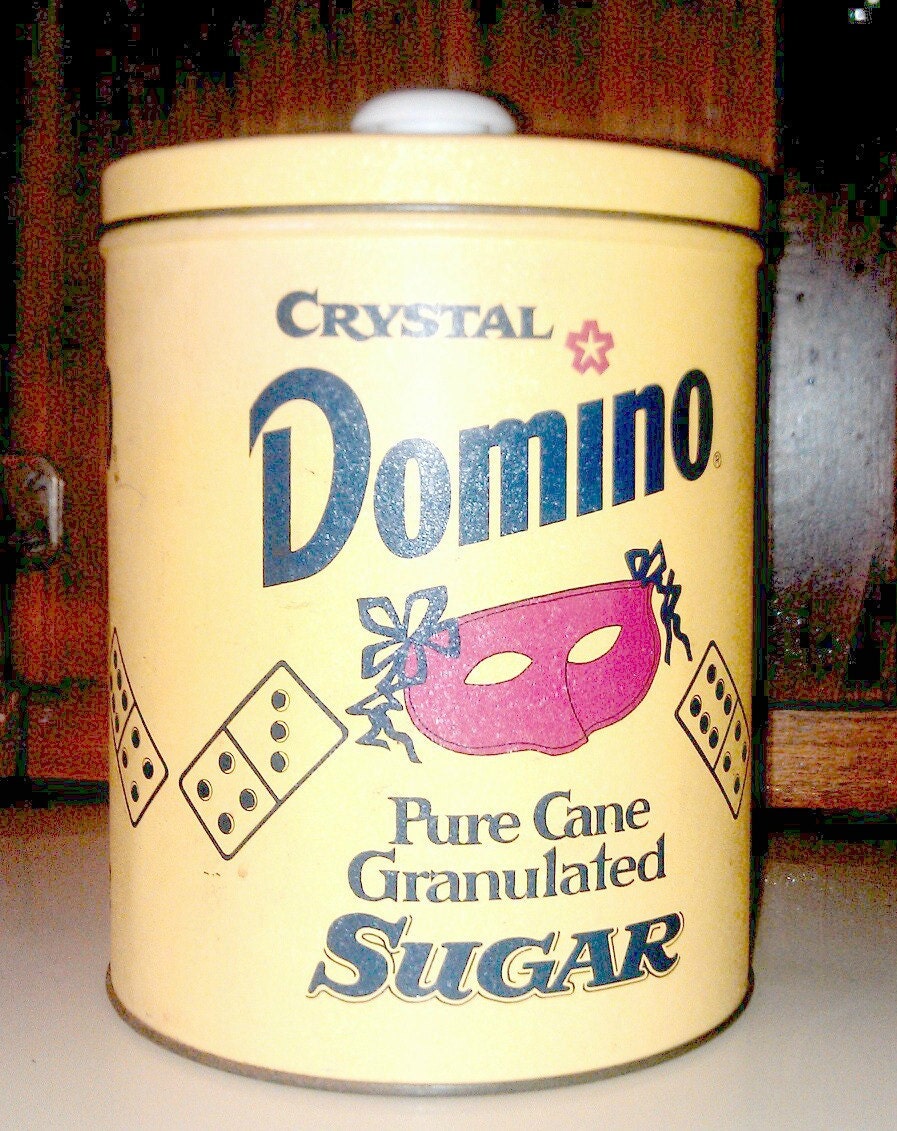 Vintage Domino Sugar Canister