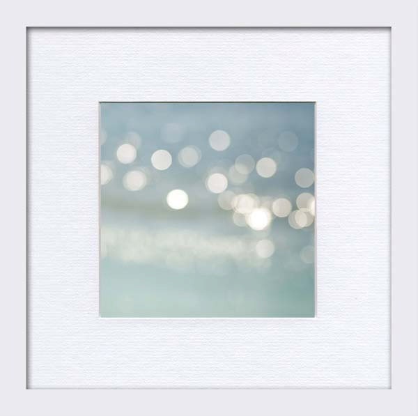 fine art photography print 8x8 ocean Photography - Dancing Light - Abstract vintage inspired fine art ocean photography - clickety