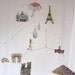 Je t'aime Paris Baby Crib Mobile: RESERVED for Nicole