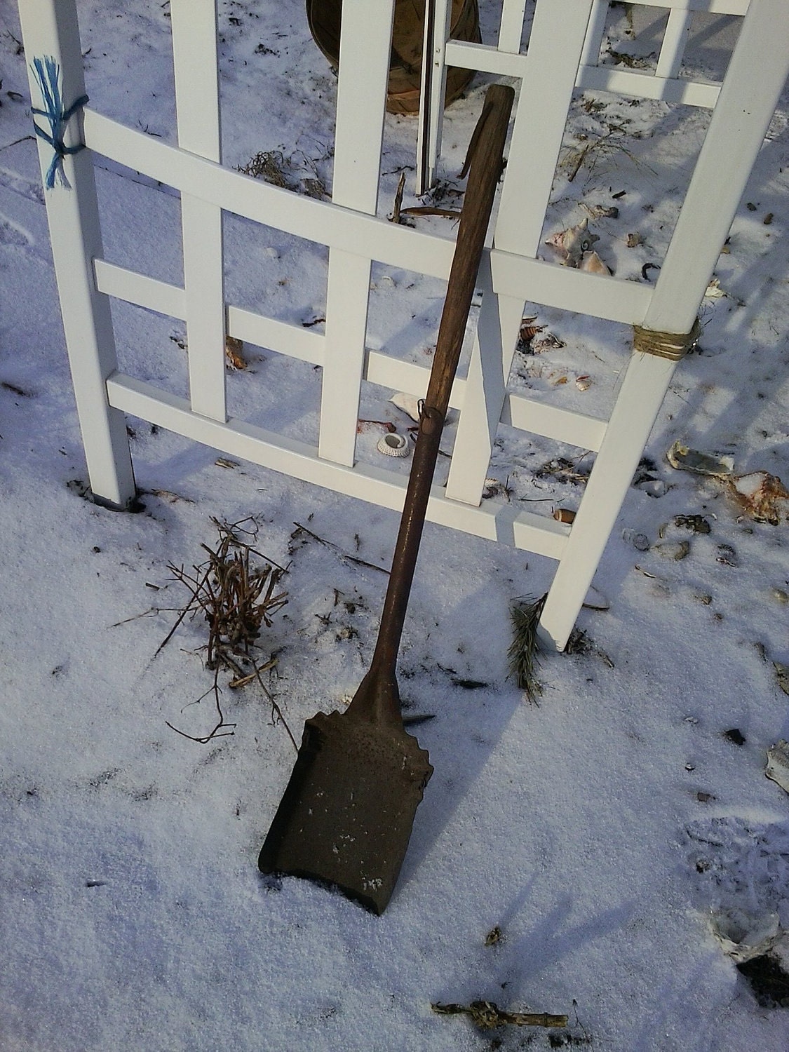 After Christmas SaleAntique coal shovel-vintage metal shovel-primitive wooden handle-rustic decorSALE