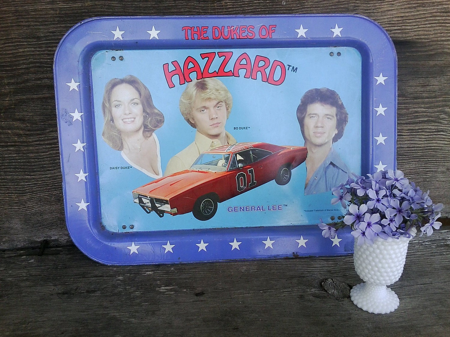 1970's vintage "Dukes of Hazzard" dinner tray
