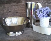 Vintage danish modern Dolphin stainless steel instant collection