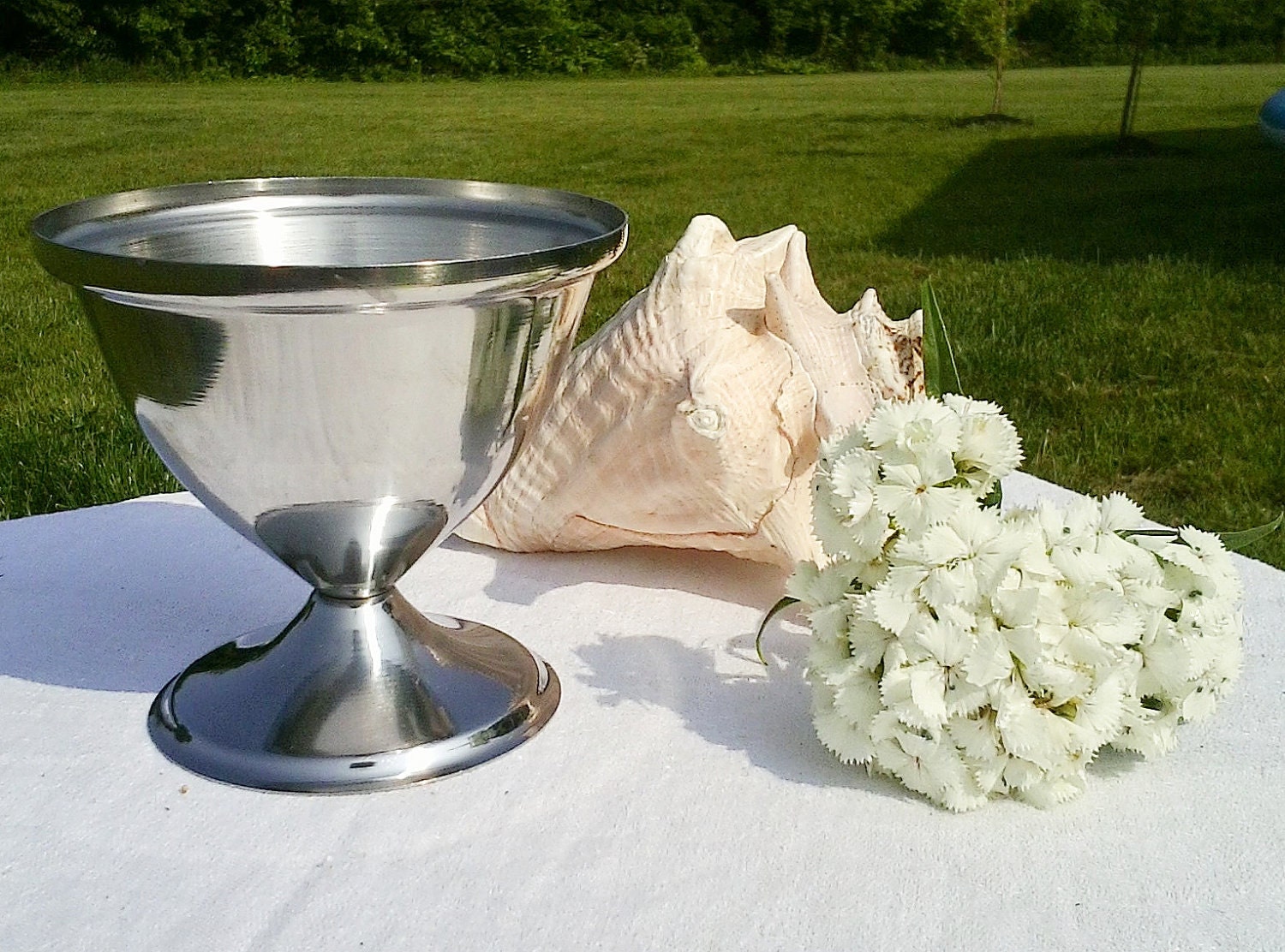Cyber Monday SaleMid-century danish mod silver footed serving bowl-SALE
