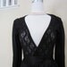 Black Dressing Gown Robe Peignoir