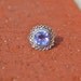 REDUCED PRICE Color Changing Alexandrite Sterling Silver Ring Size 9