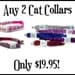 ANY 2 Cat Collars - Breakaway Safety Collars