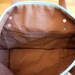Waxed Canvas Zipper Tote in Dark Oak- Small Vegan Day Bag