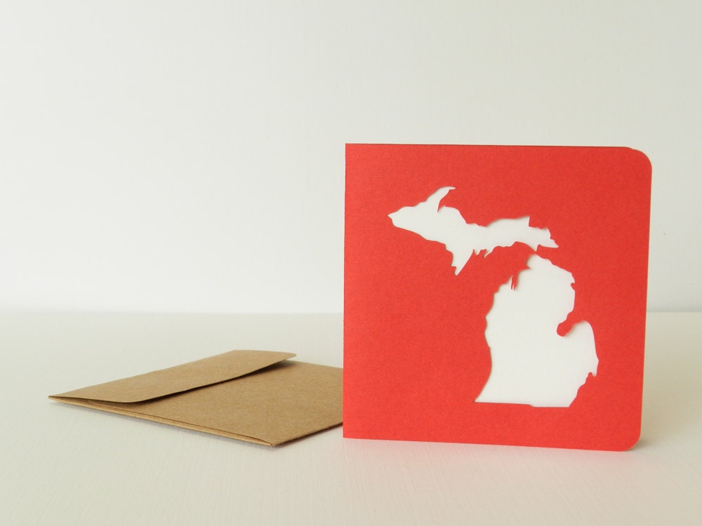 Customizable Miniature State Notecards -- Set of 10