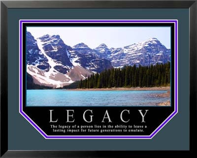 Motivational Posters Framed on Motivational Poster Legacy 11x14 Framed By Wallsthatinspire