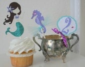 Under the Sea Mermaid Cupcake Toppers Set of 12 Il_170x135