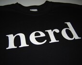 Black nerd t shirt classic geekery clothing for geeky nerdy men women kids programmer gift for boyfriend fiance husband father