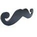 BIG MUSTACHE HANGING / Black