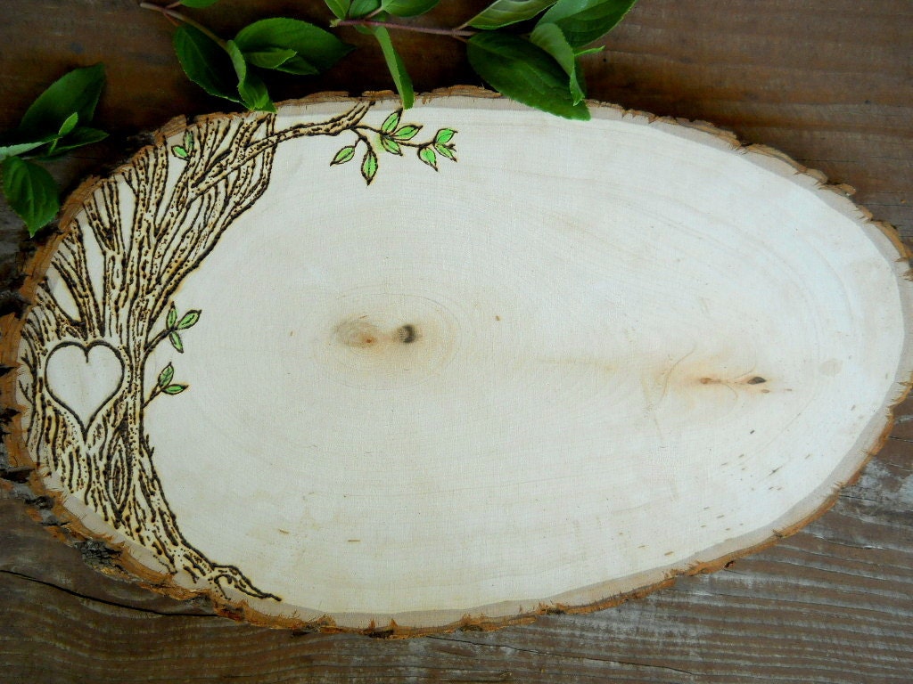 Reserved - Rustic Fall Tree Slice Wedding Guest Book with Twig Pens - For Weddings, Anniversaries, Graduation, Open Houses