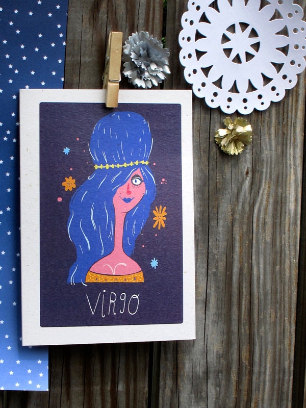 Virgo Greeting Card