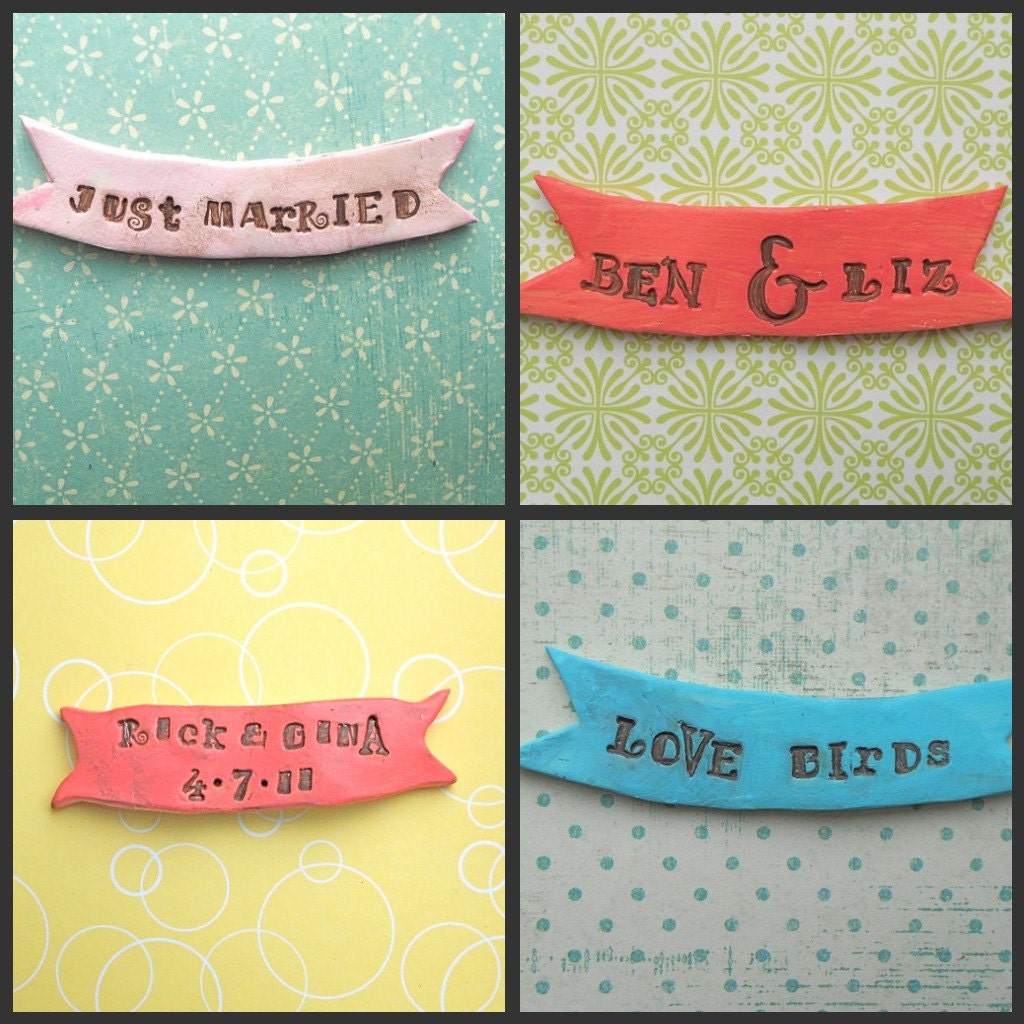 Customizable Cake Topper Banner
