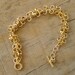 Chainmaille-bracelet in gold, beautiful and delicate