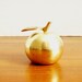 Brass Apple Bell, Vintage Figurine