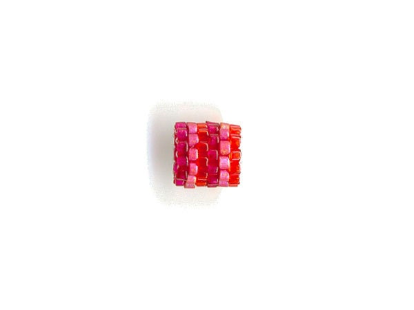 Woven Glass Bead Bead 7mm/o 4mm/i (F)