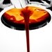 Espresso Crema Death Ray 18 x 24 Poster.  Coffee bean extraction, caramel chocolate tones, espresso machine naked portafilter, cafe